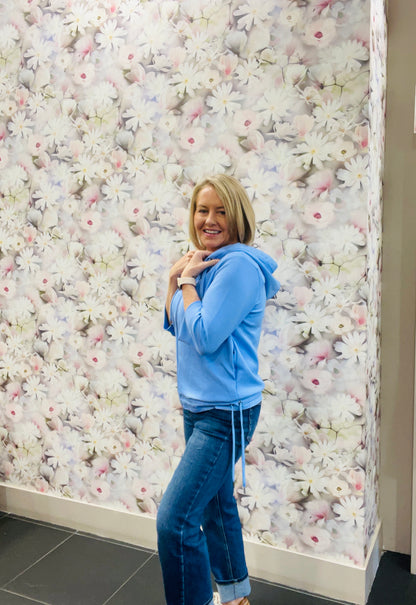 SIMONE BLUE HOODY