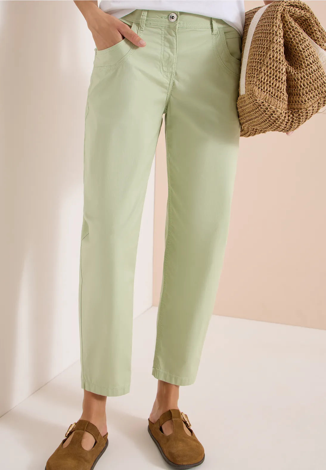 SCARLETT LIME TROUSERS