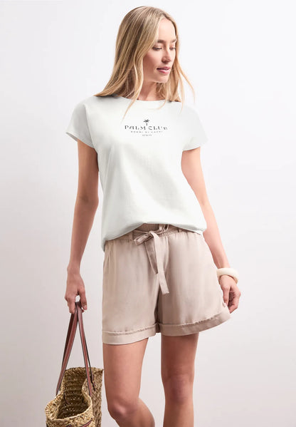 PALM WHITE TEE