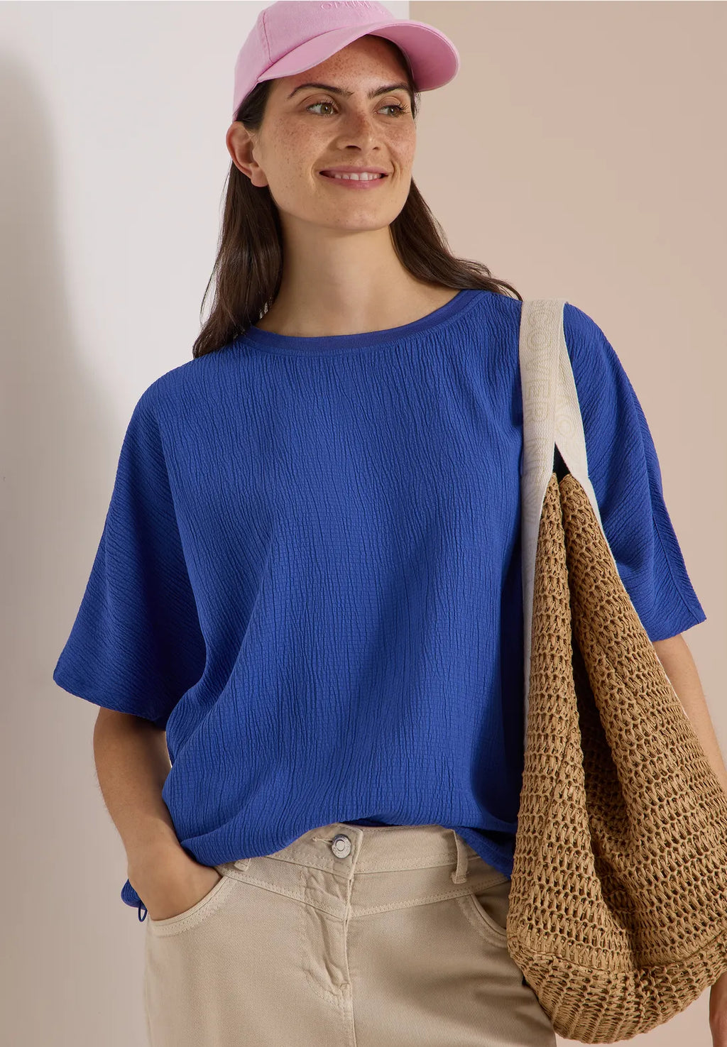 MONROE BLUE TOP