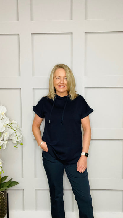 SUSAN NAVY TOP