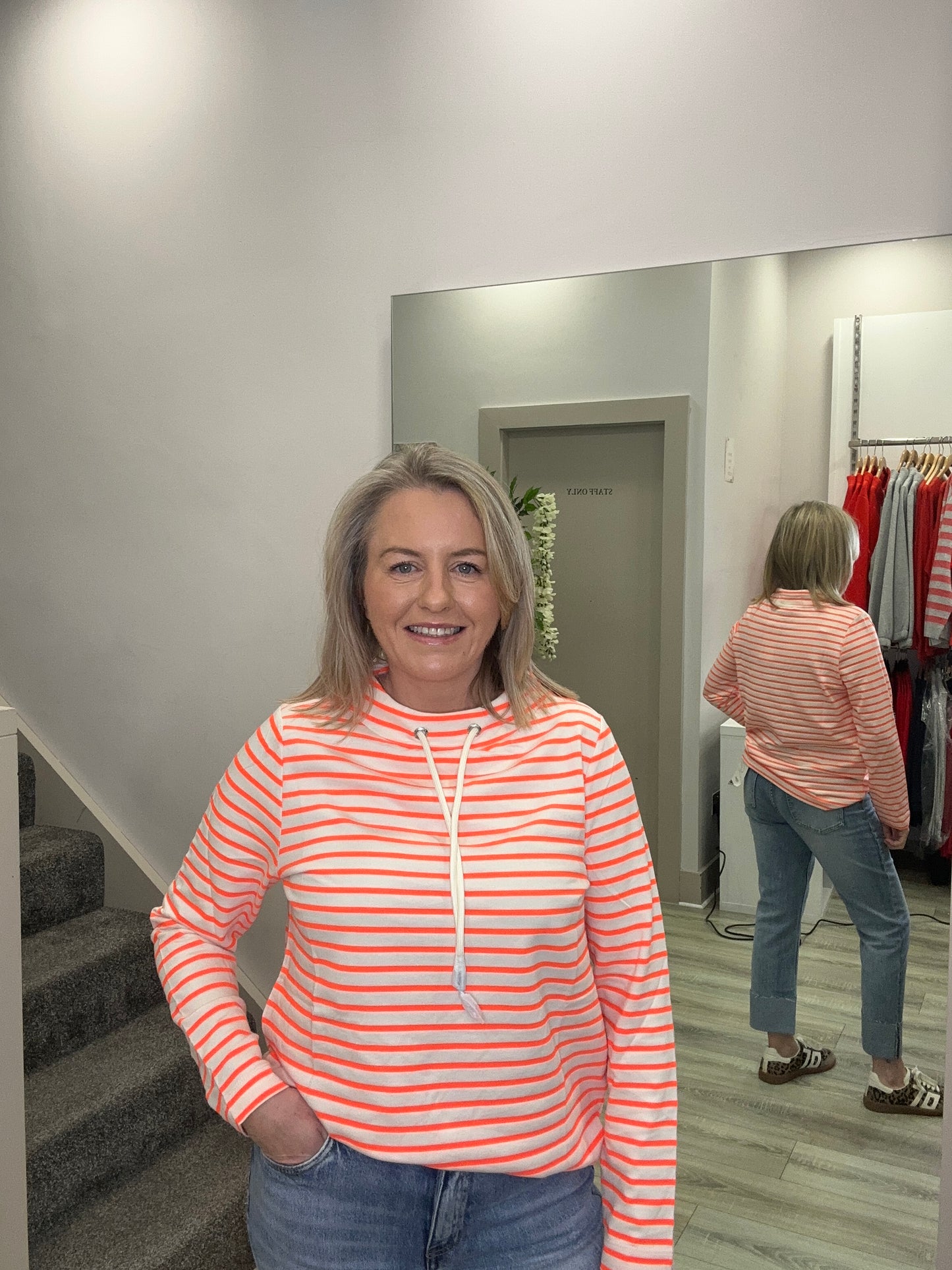 ECHO ORANGE SWEATER