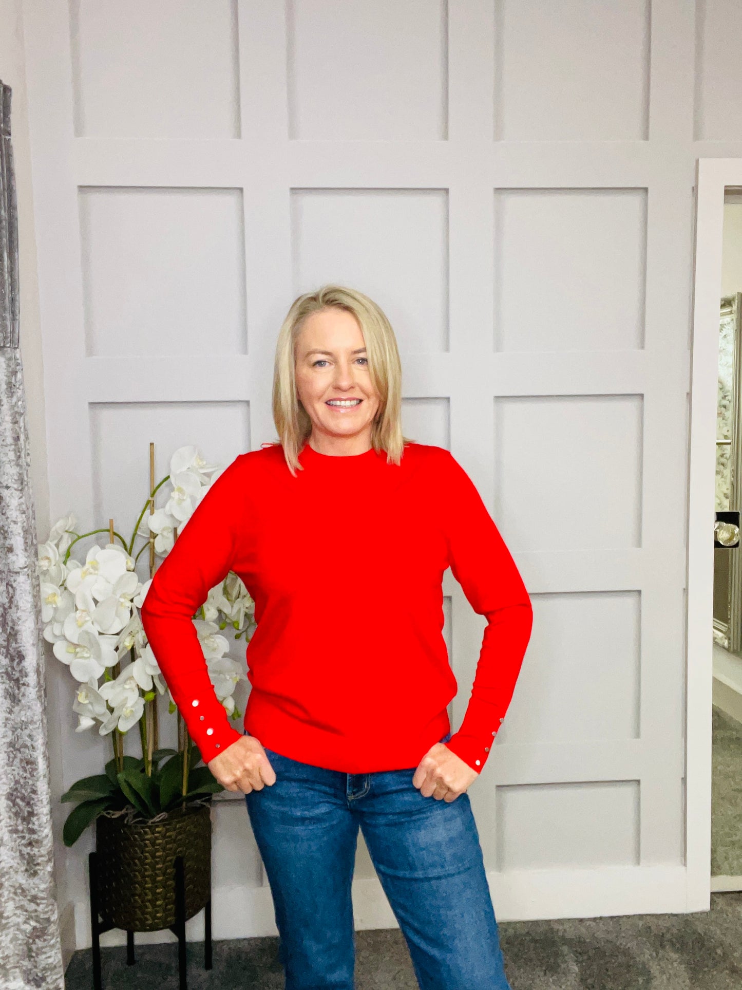 RUBY RED KNIT