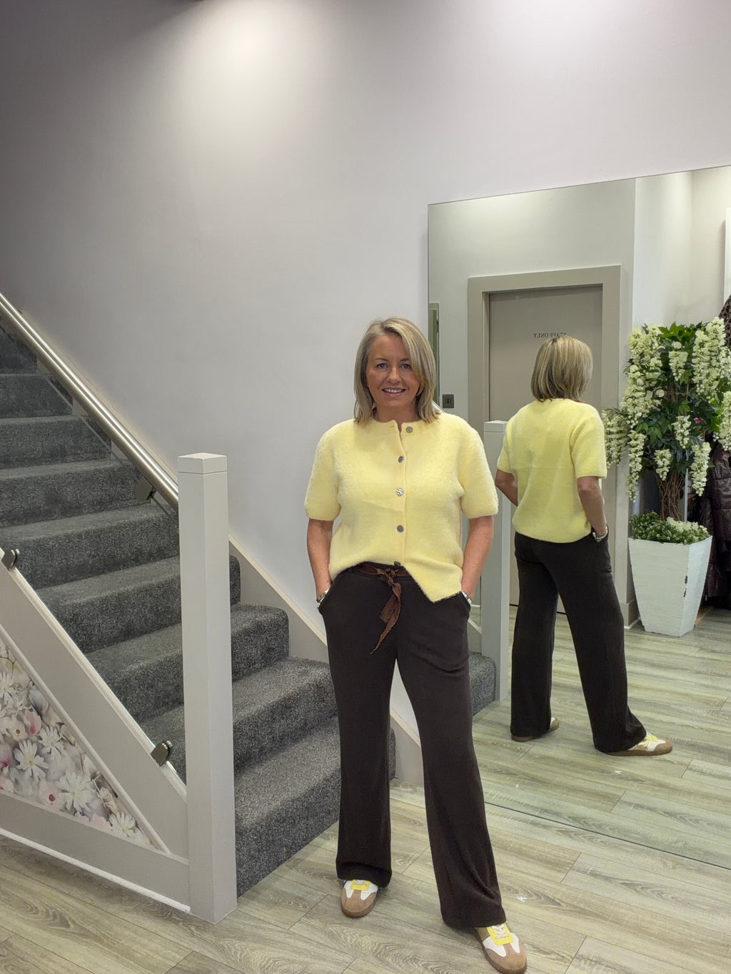 ALD BROWN TROUSERS