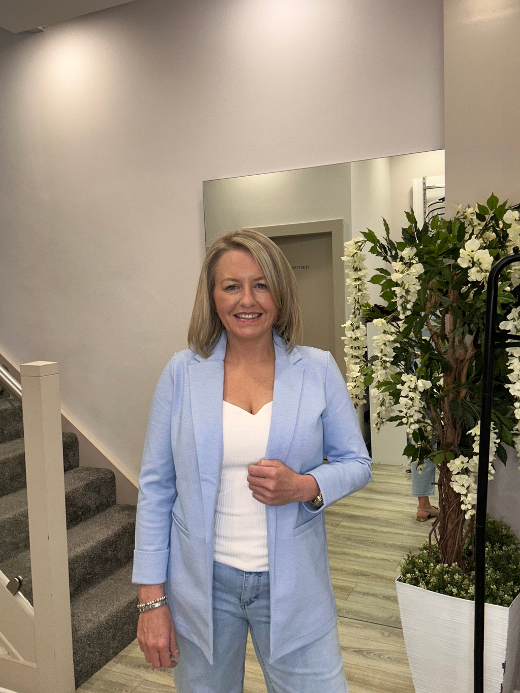 MARIE BLUE BLAZER