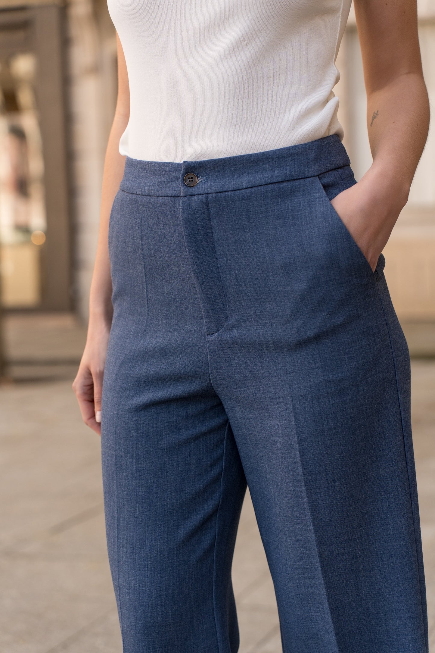 ANNA DENIM TROUSER
