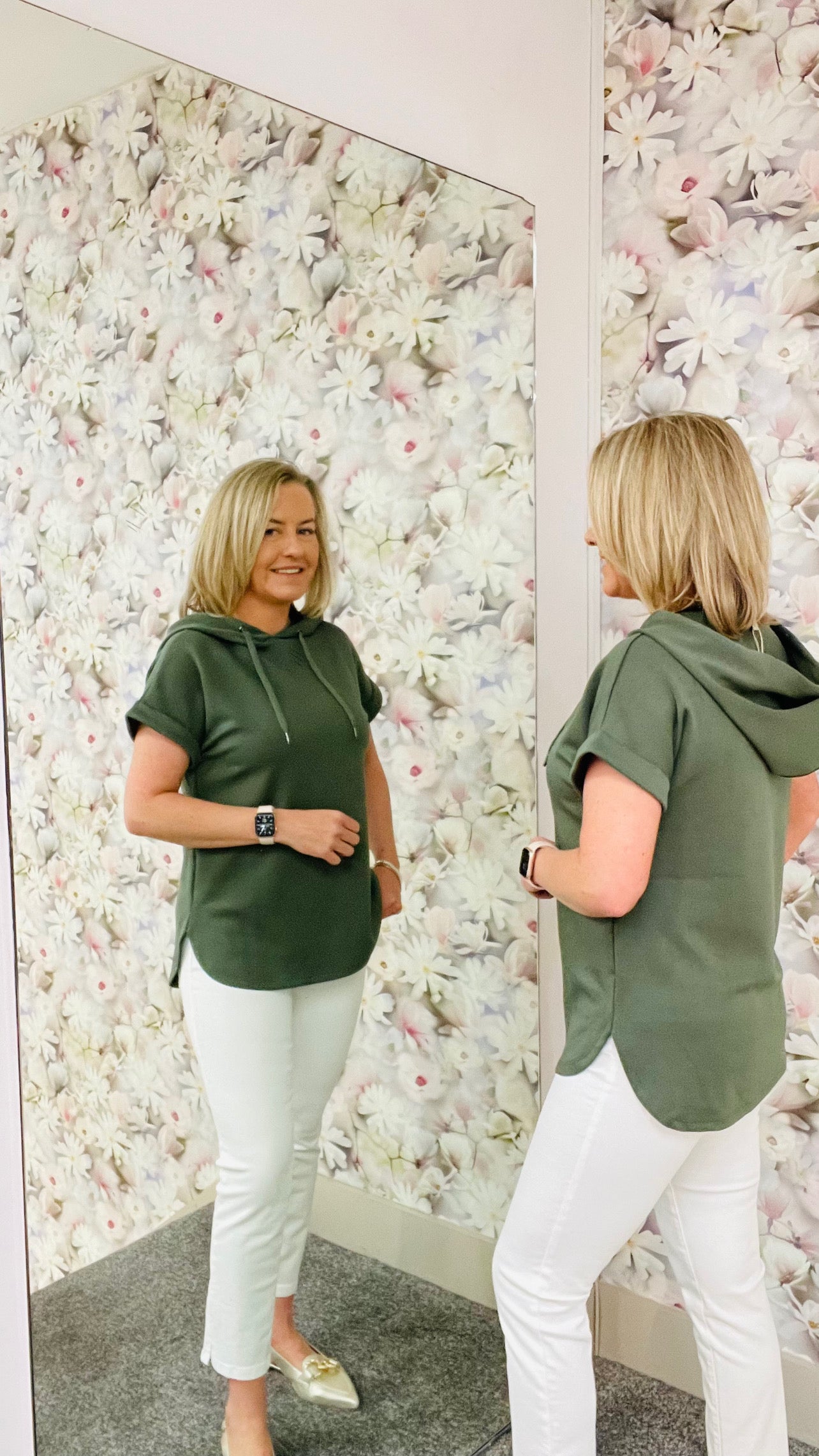 SUSAN KHAKI TOP