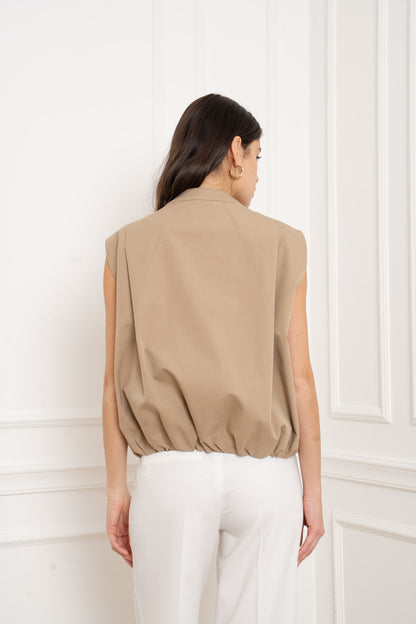 ANYA BEIGE GILET