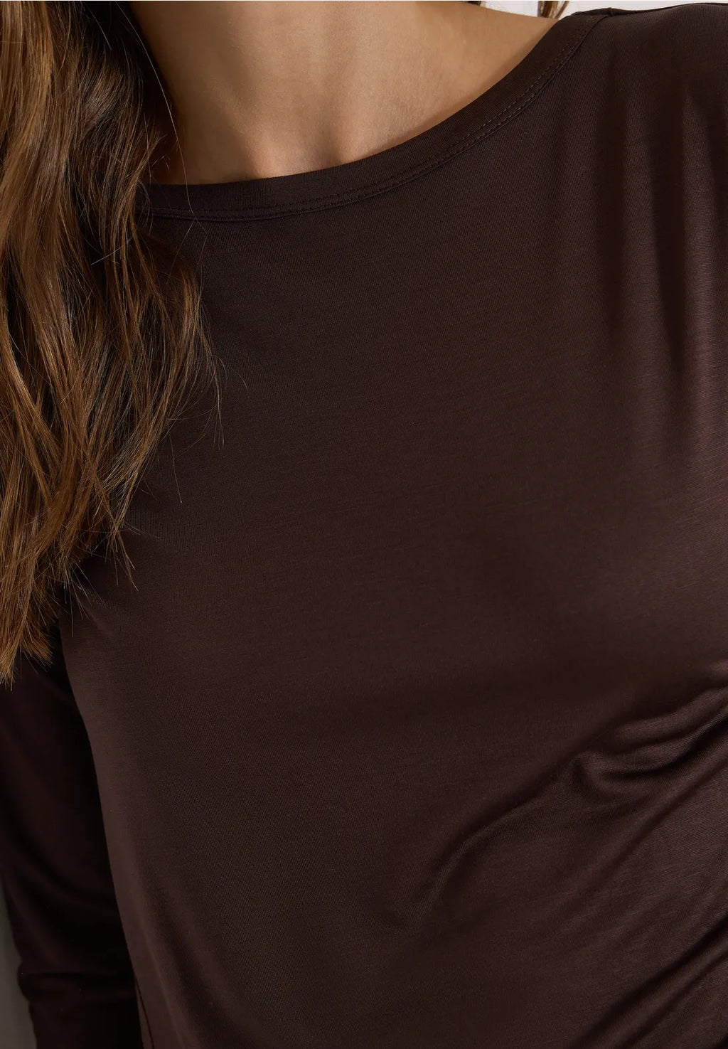 LALA BROWN TOP