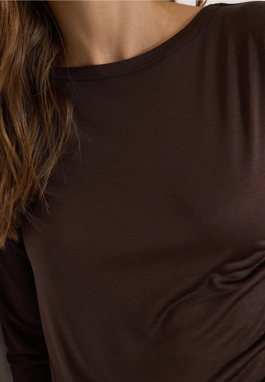 LALA BROWN TOP