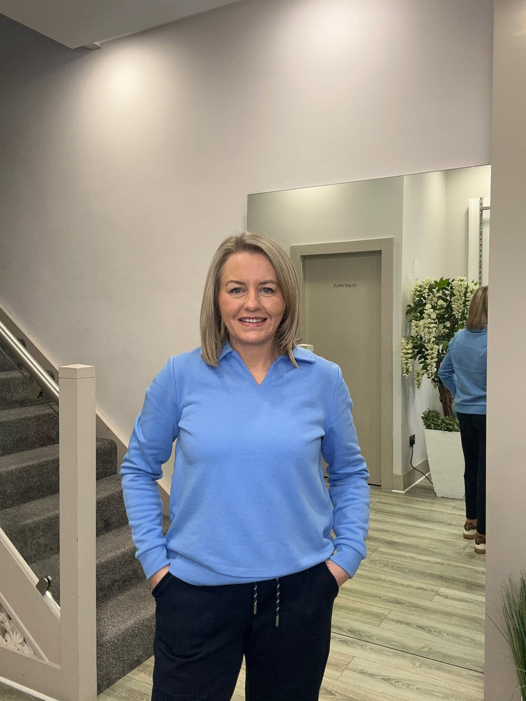 EVE BLUE SWEATER