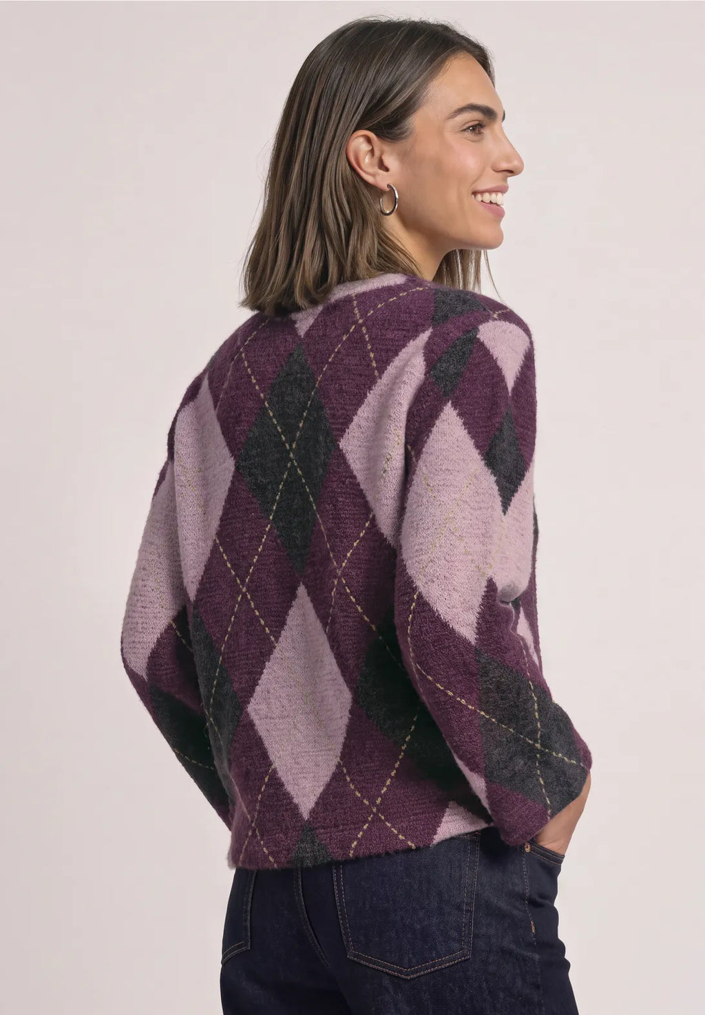 RANIA PLUM  KNIT