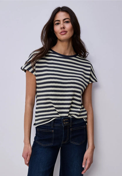 FRAN NAVY T-SHIRT