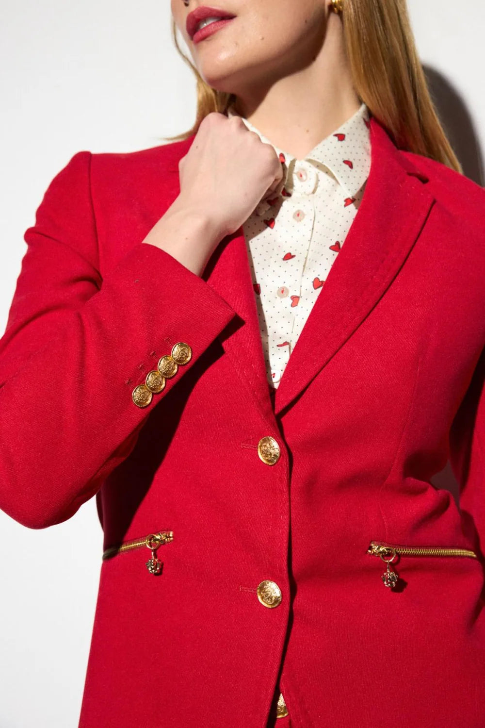 ELENI RED BLAZER