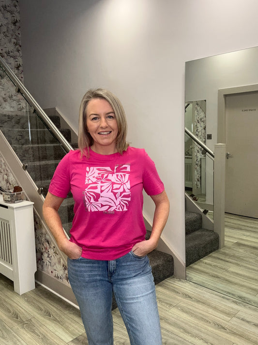 FLEUR PINK T-SHIRT