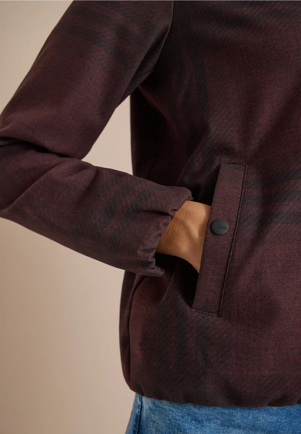 BRIA BURGUNDY JACKET