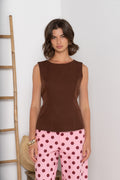 KIT BROWN TOP