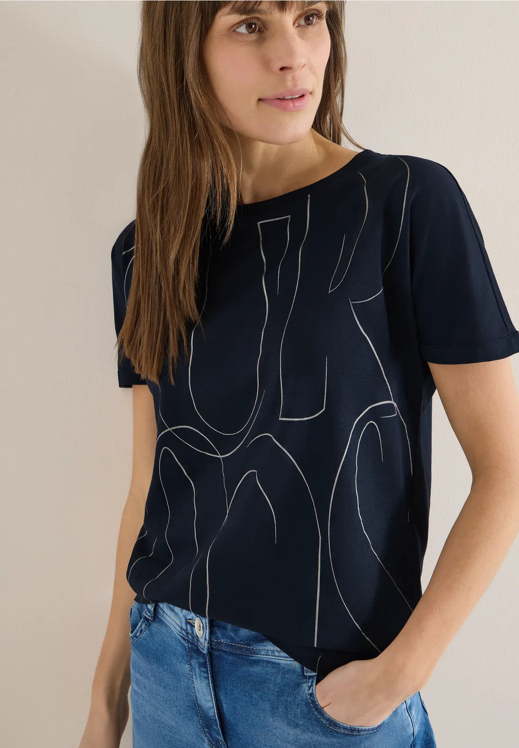 STACEY NAVY TEE