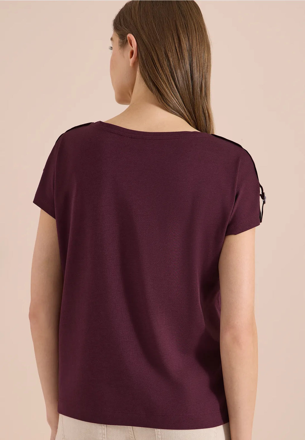 CALLIE WINE TEE