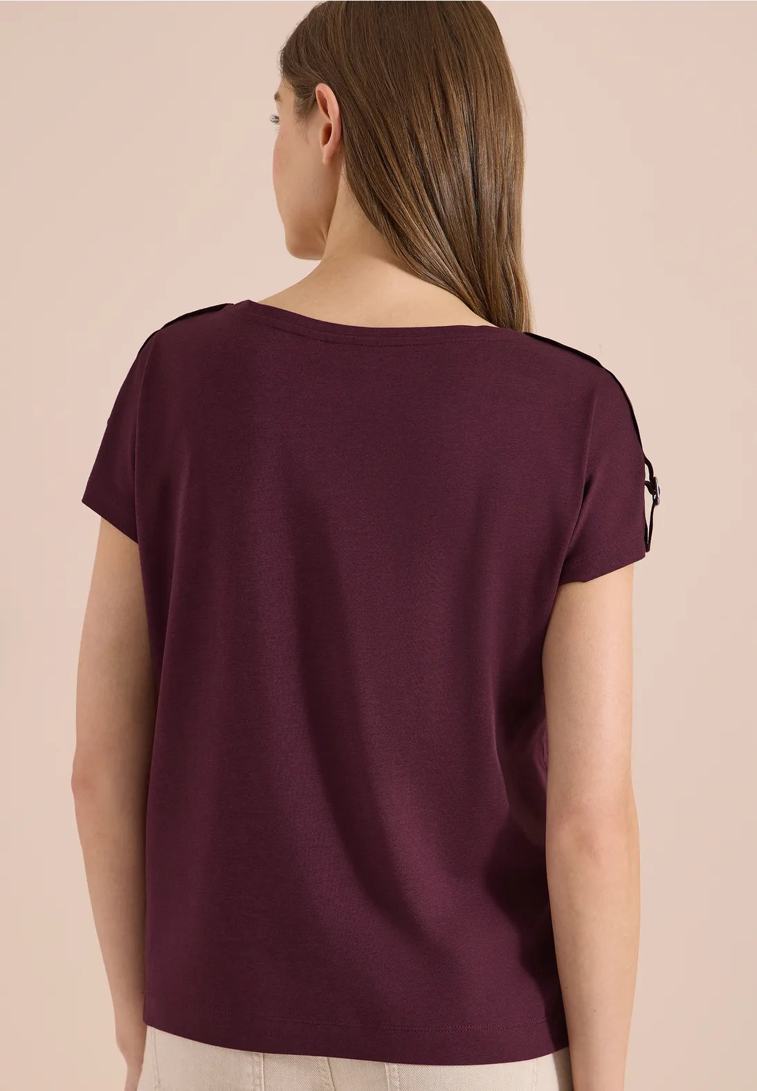 CALLIE WINE TEE