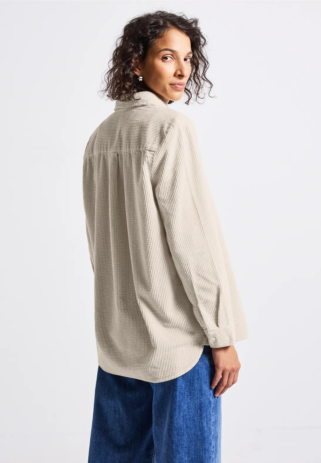 CORD CREAM SHIRT