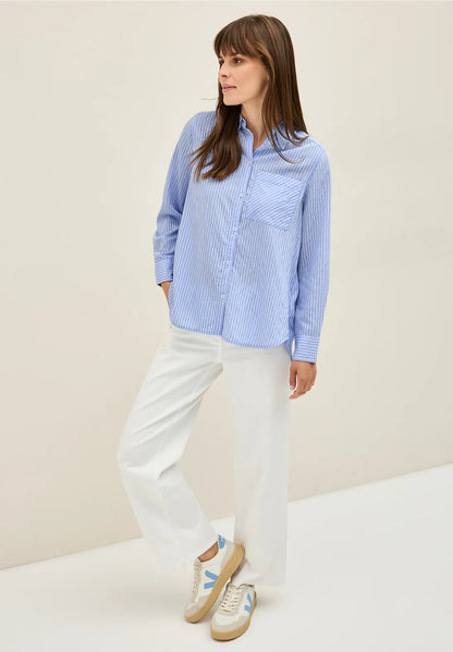 EDITH BLUE SHIRT