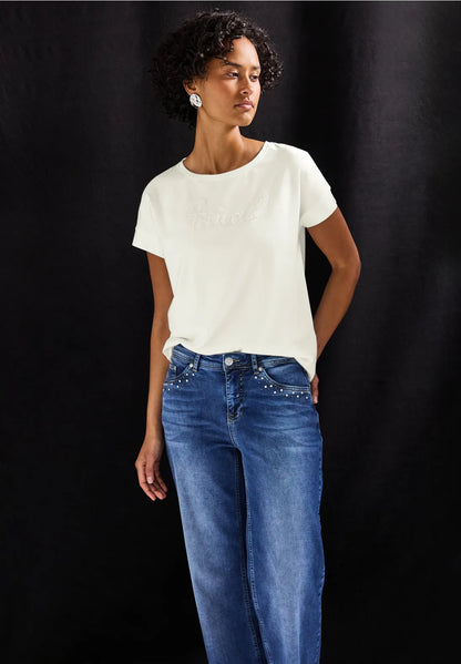 ARRIVAL CREAM TEE