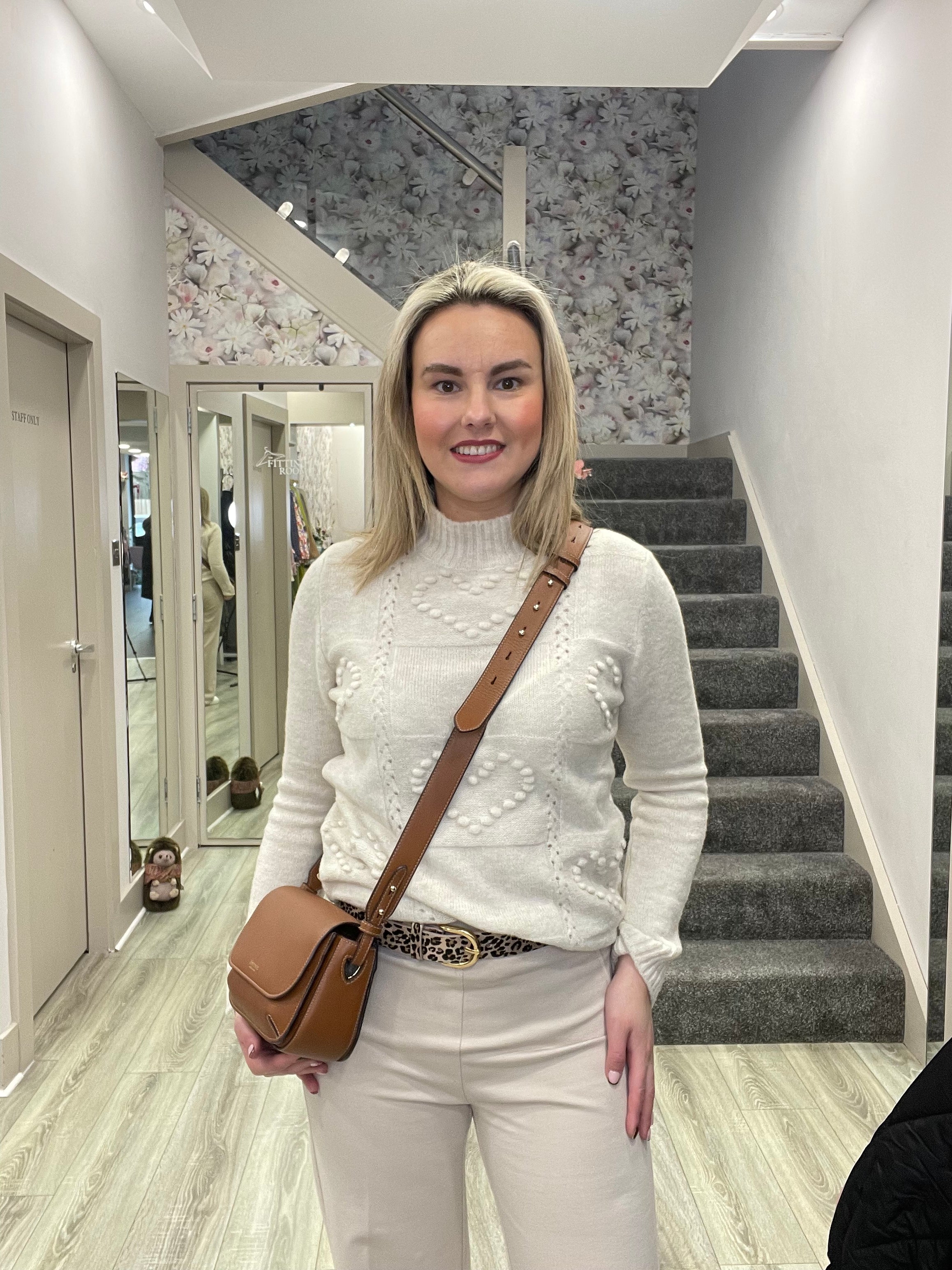 MIRA CREAM TROUSERS