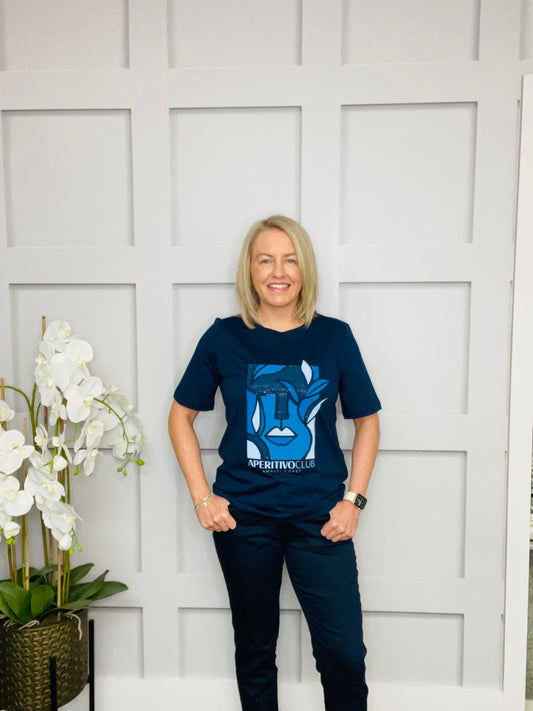 JENNIFER NAVY TEE