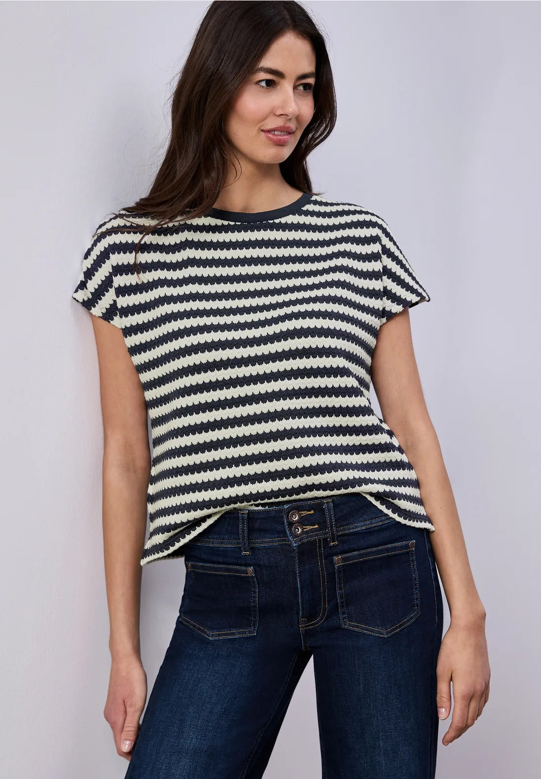 FRAN NAVY T-SHIRT