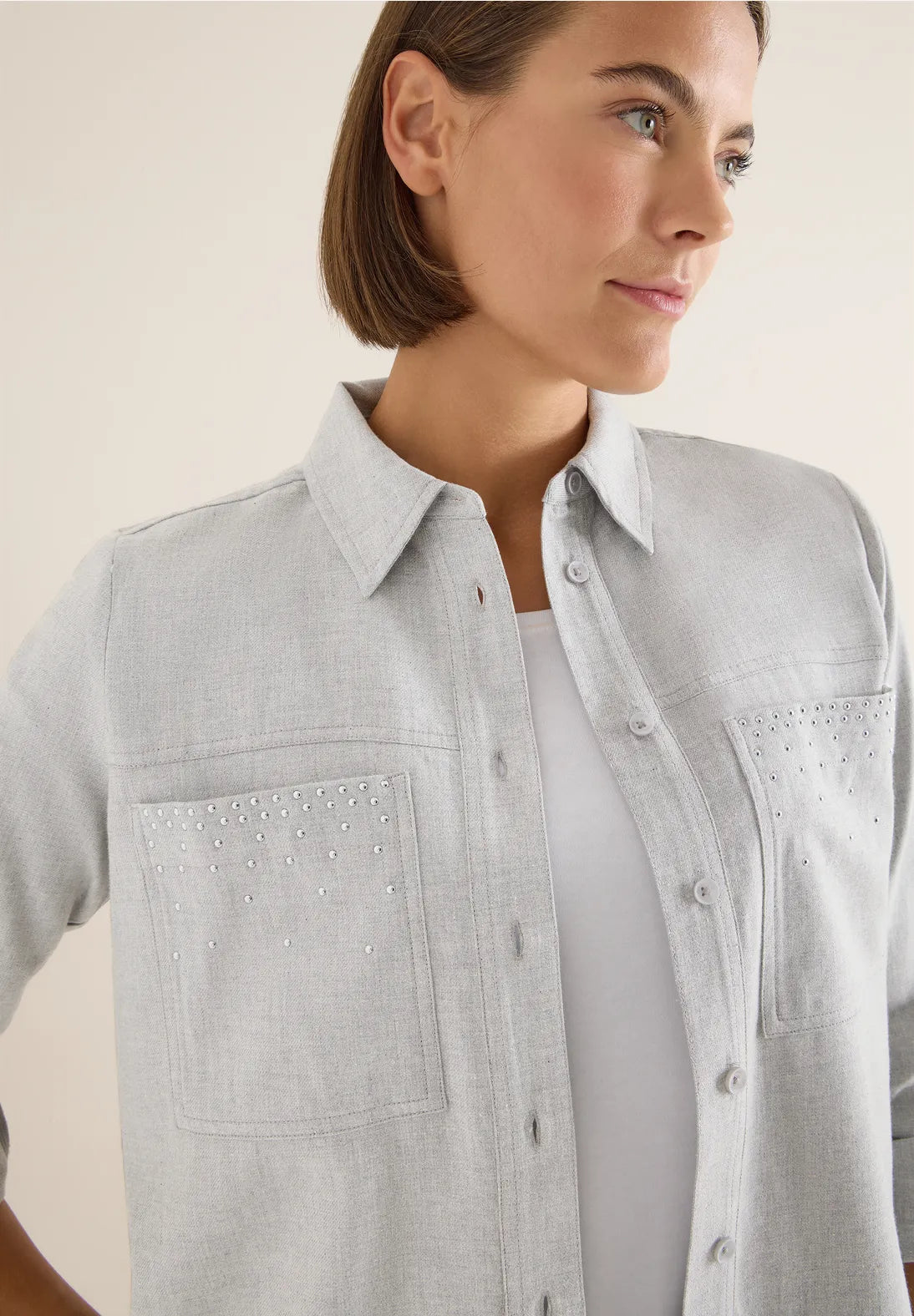 PRIYA GREY SHIRT