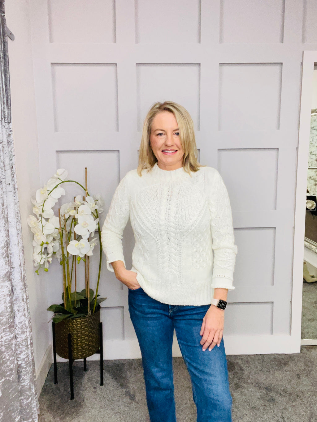 CARMO CREAM KNIT