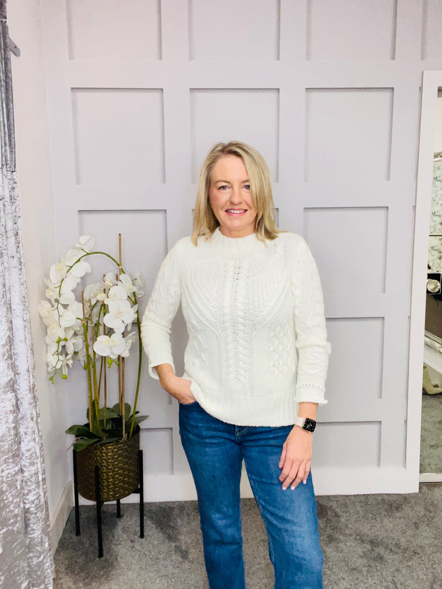 CARMO CREAM KNIT