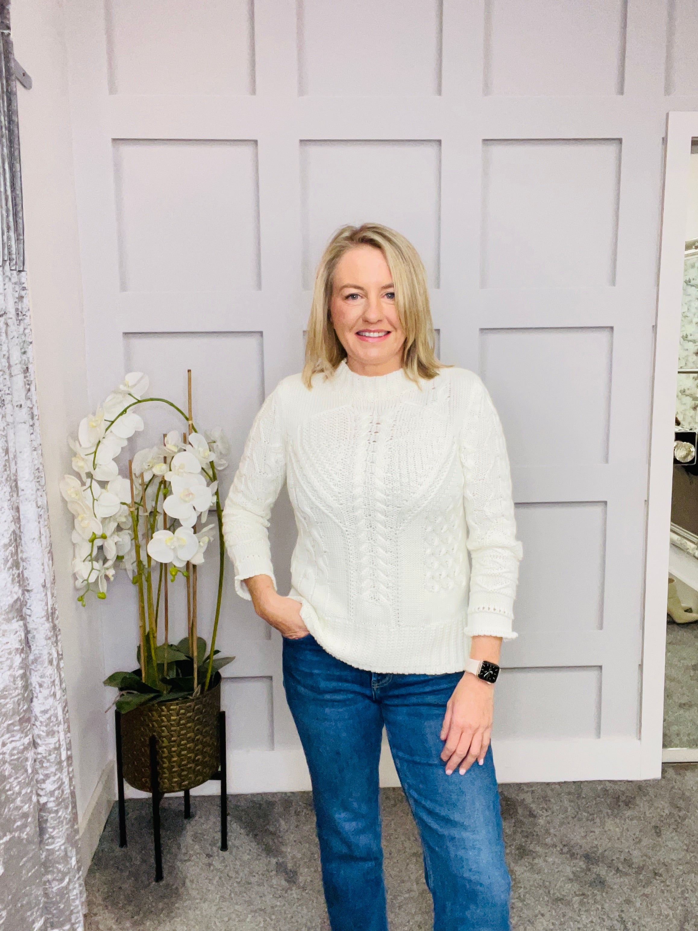 CARMO CREAM KNIT