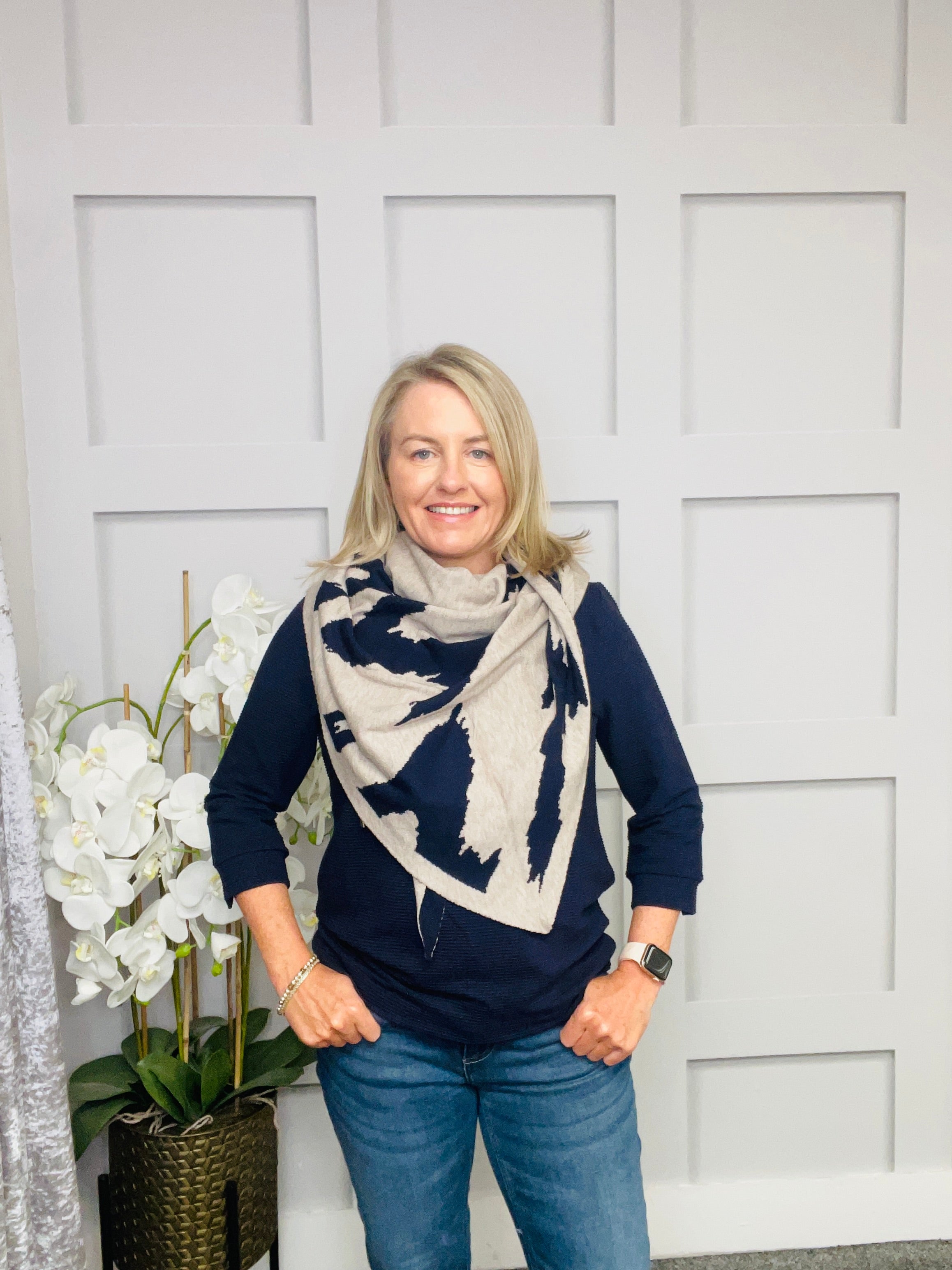 RITA NAVY TOP