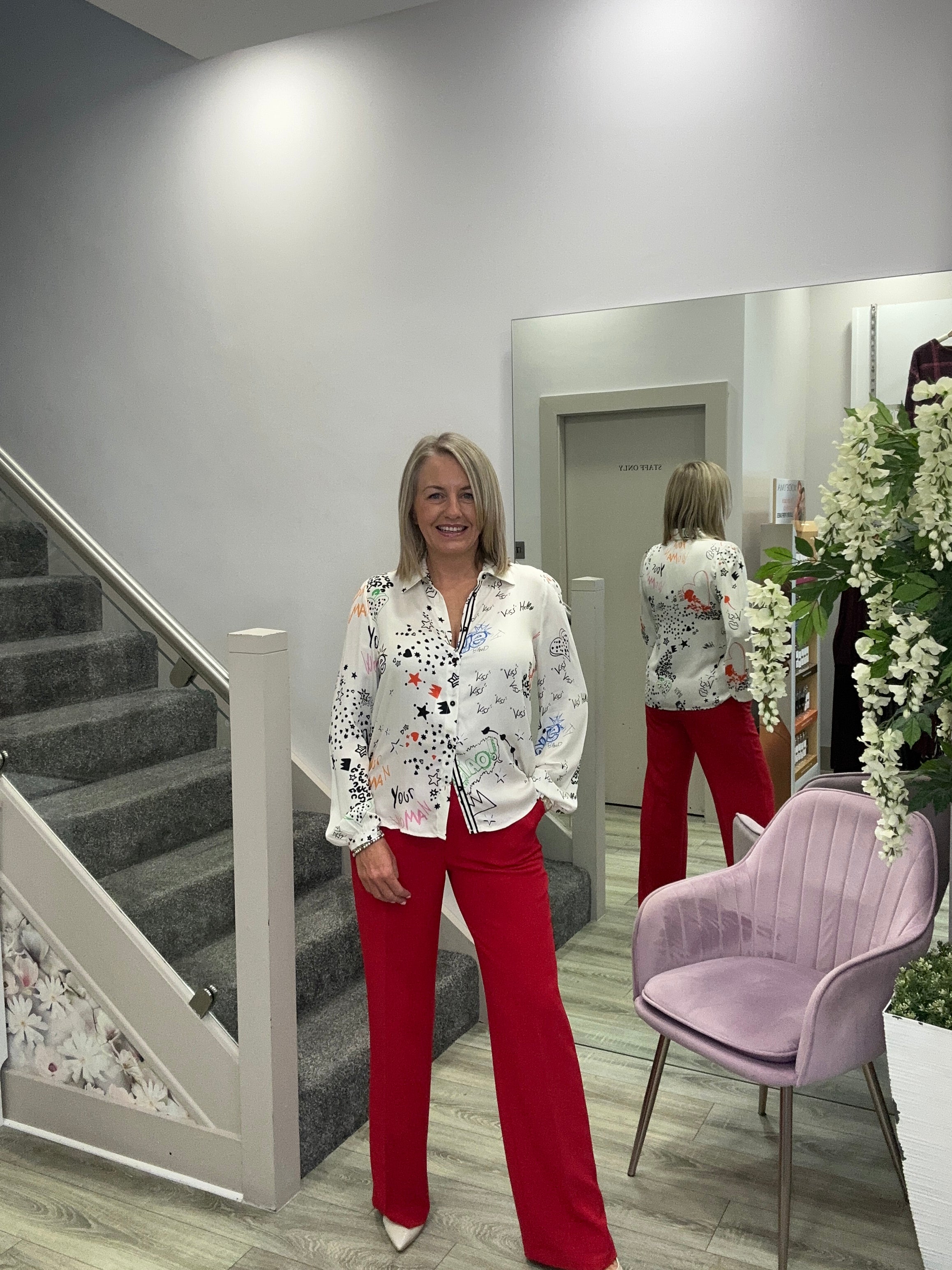 TURRES RED TROUSERS