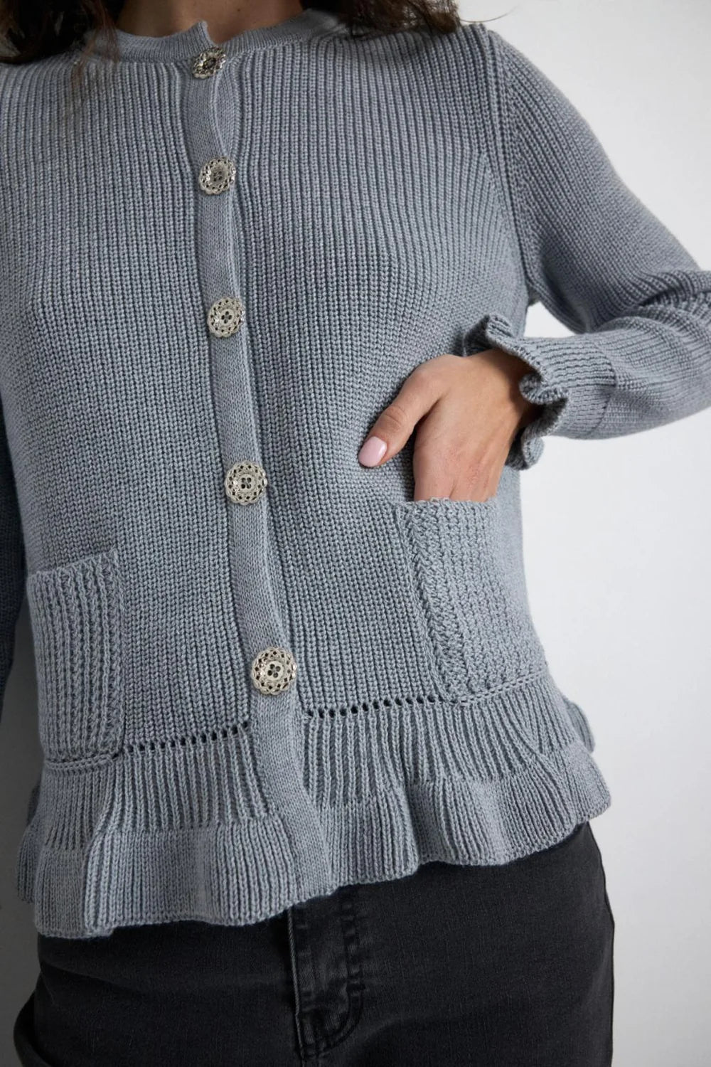 GALERNA GREY KNIT