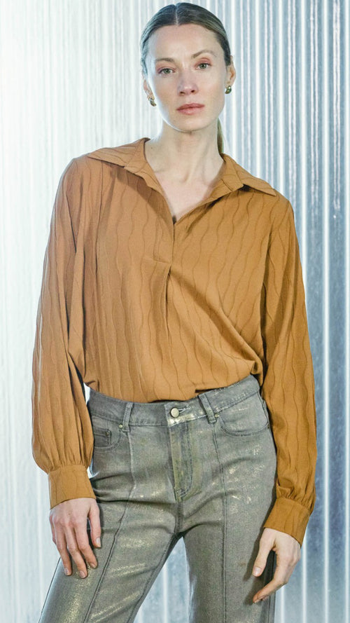 AMBER RUST BLOUSE