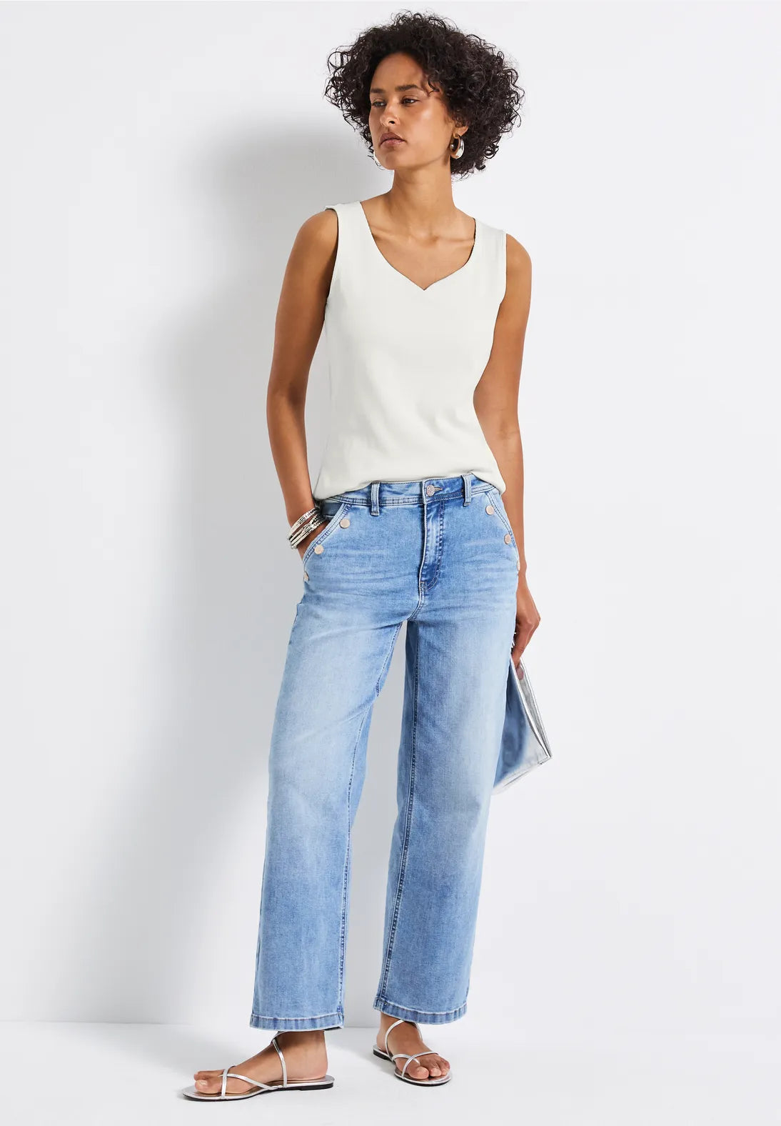 ELISE CREAM TOP