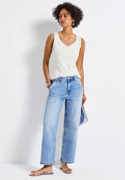 ELISE CREAM TOP