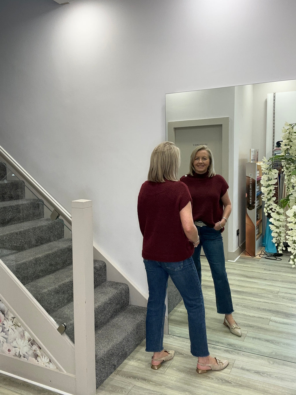 YETTA WINE KNIT