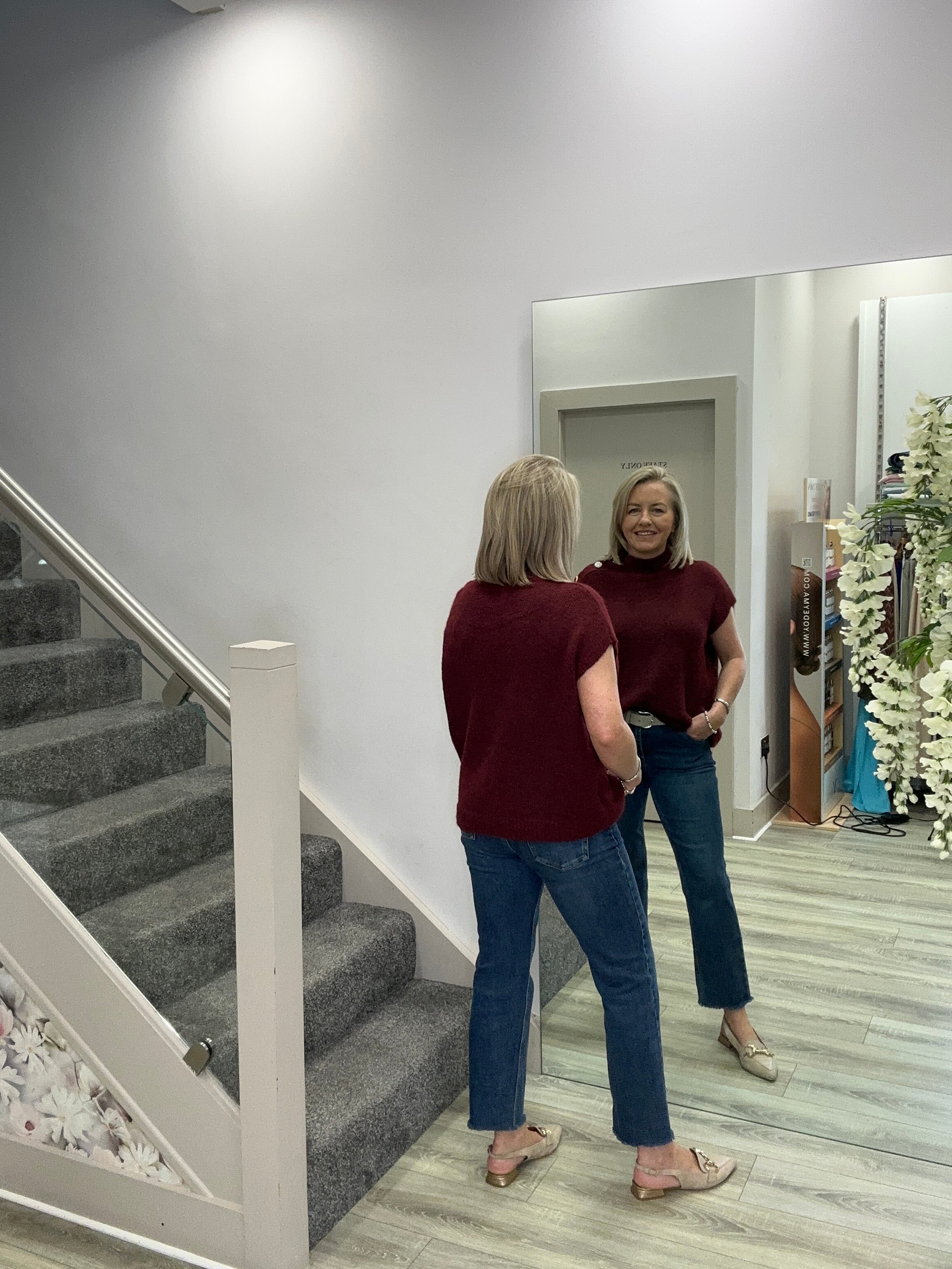 YETTA WINE KNIT