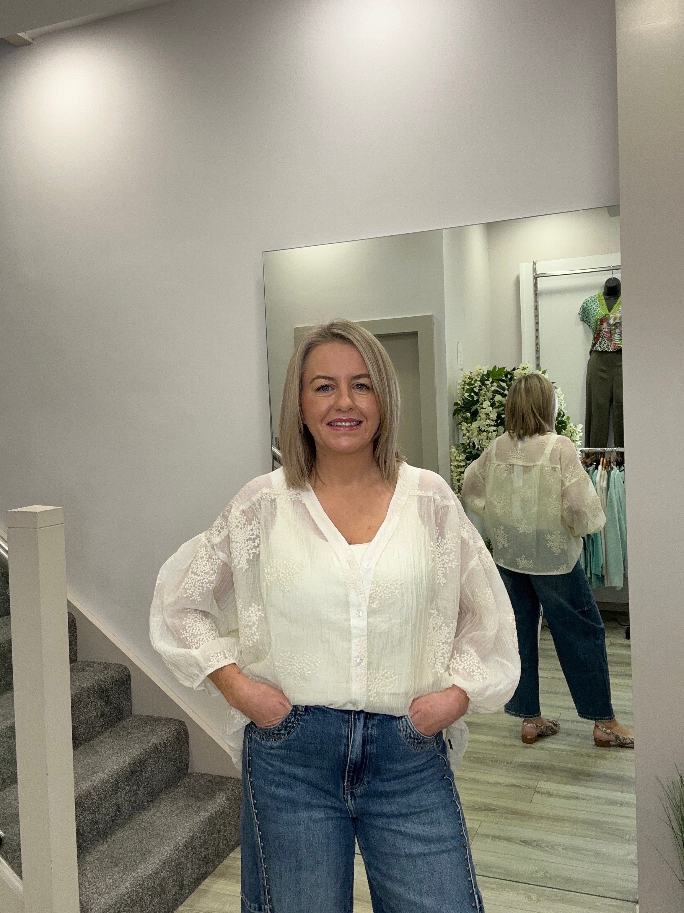 MARION CREAM BLOUSE