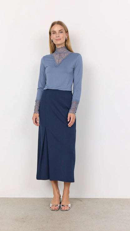 KIM NAVY SKIRT