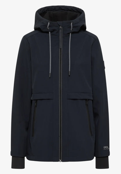 SHELL NAVY  COAT