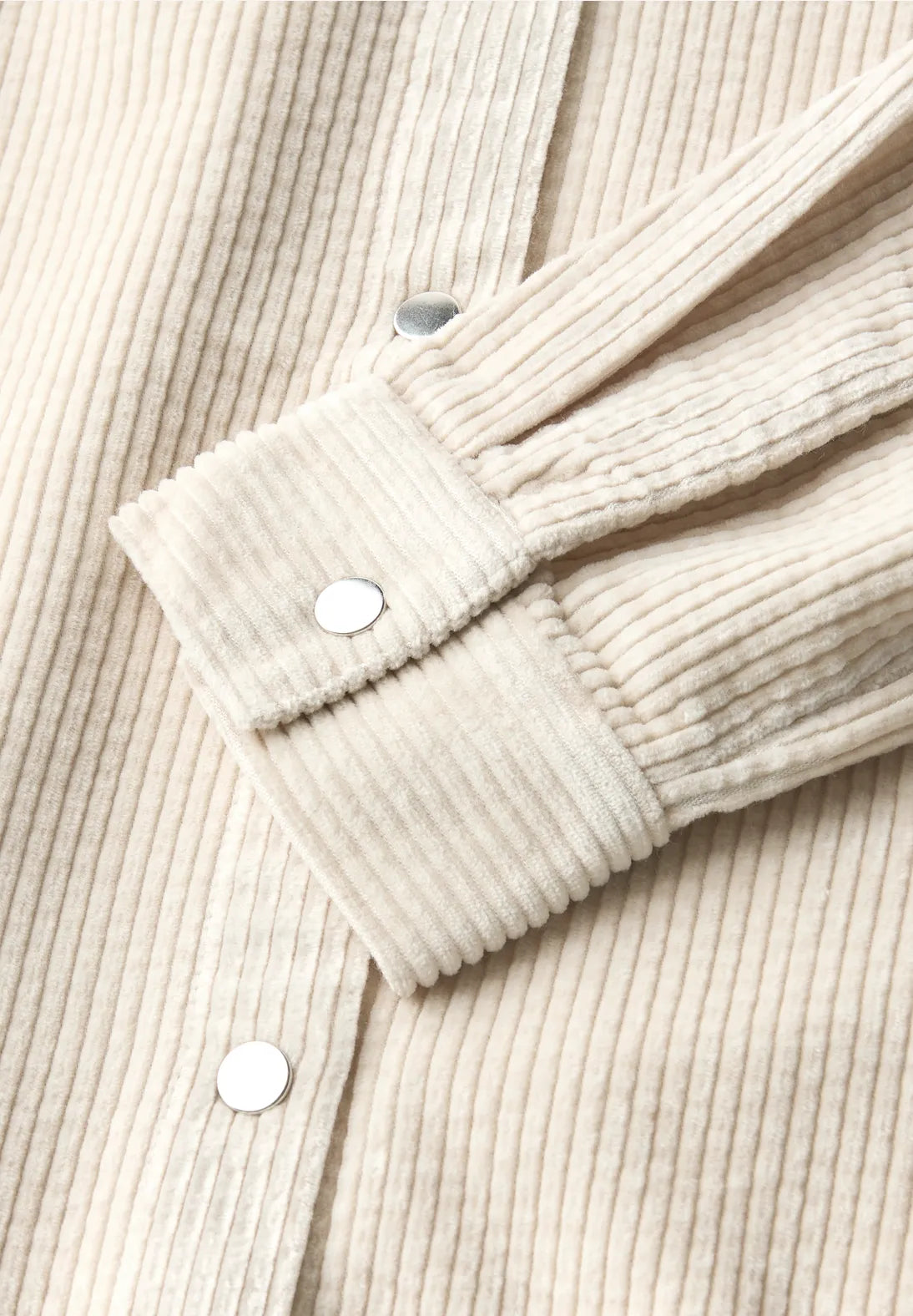 CORD CREAM SHIRT