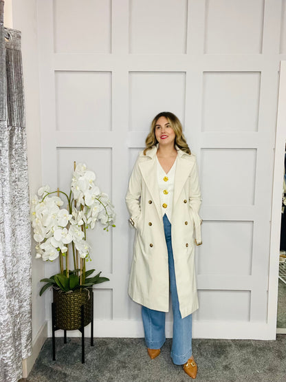 AASHI CREAM WAISTCOAT