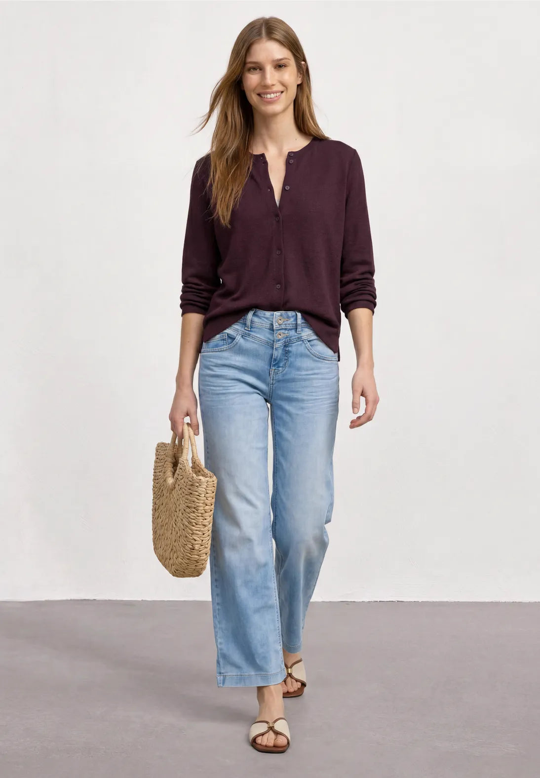 SIENNA WINE CARDIGAN