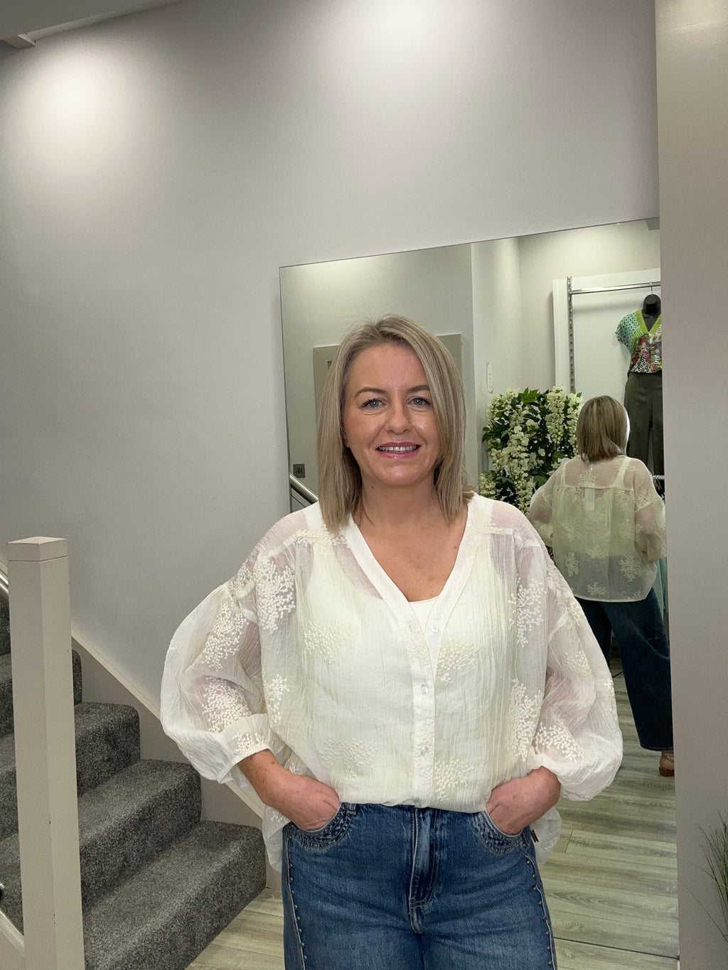 MARION CREAM BLOUSE