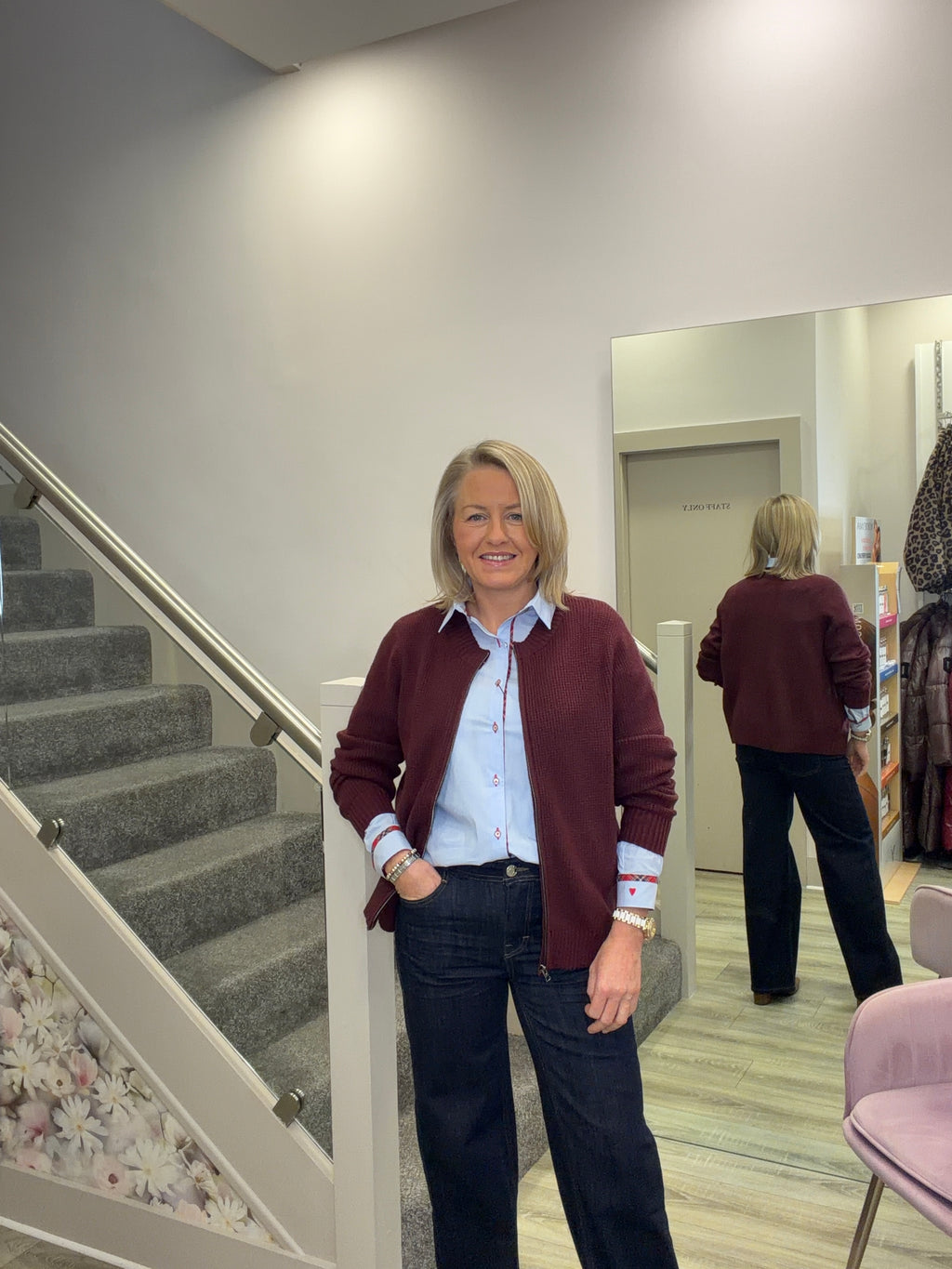 NAT WINE CARDIGAN